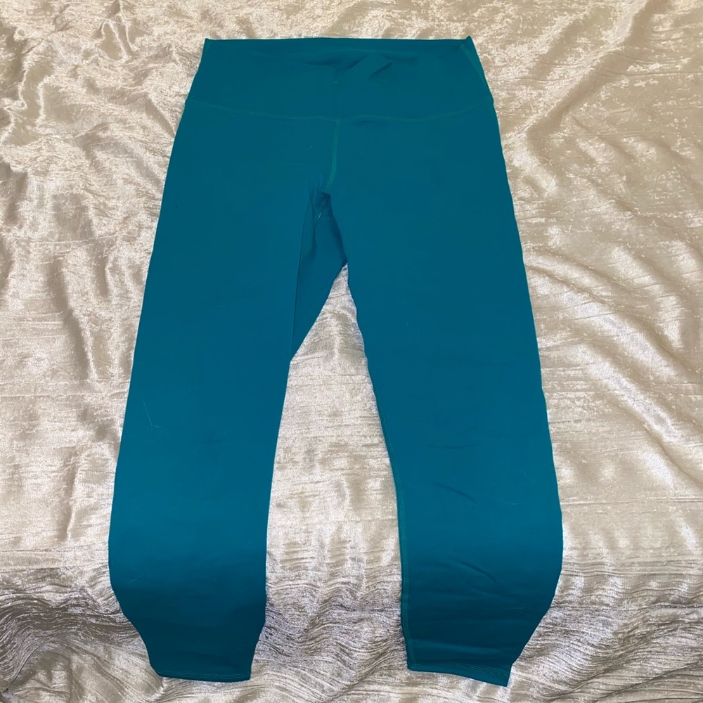 Green Fabletics High waisted leggings